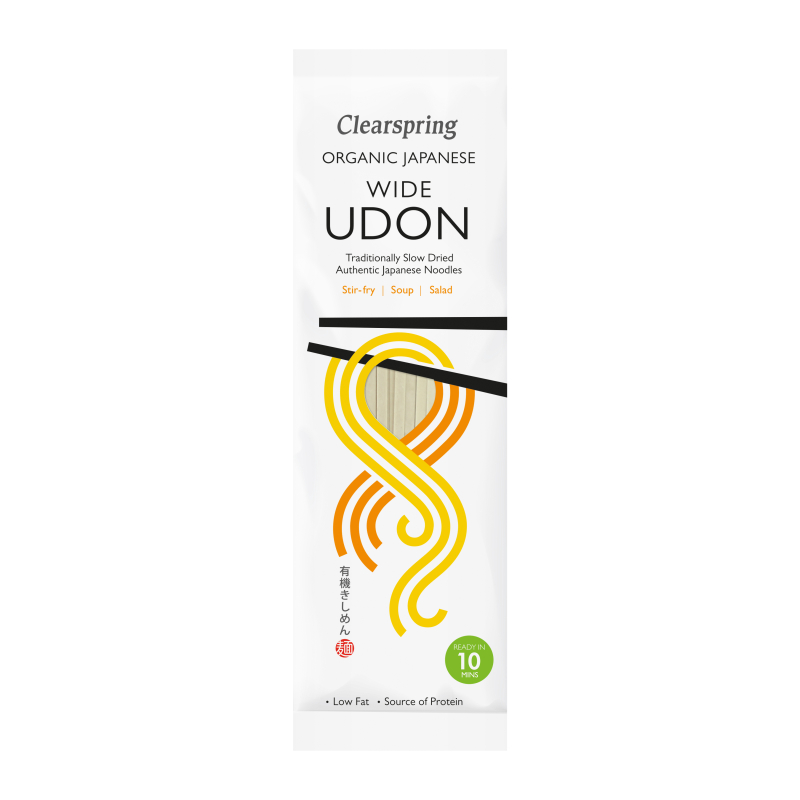 Udon Nudeln (extra breit), BIO, Clearspring, 200g